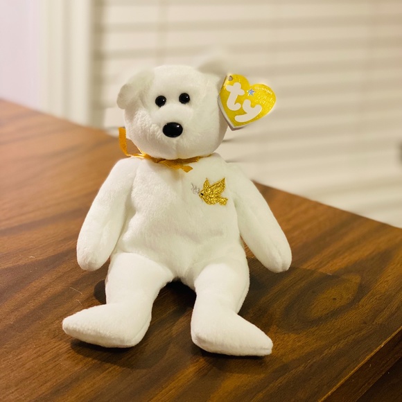 Ty Beanie Baby Holy Father Bear - Never Played With - Picture 1 of 1